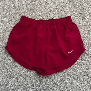 Nike Burgundy Tempo Running Shorts Size Medium